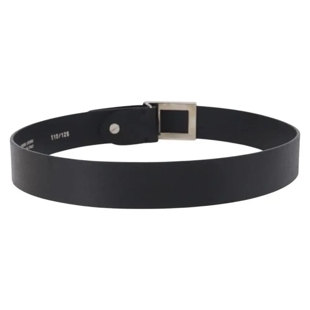 Fendi Leather Belt Black